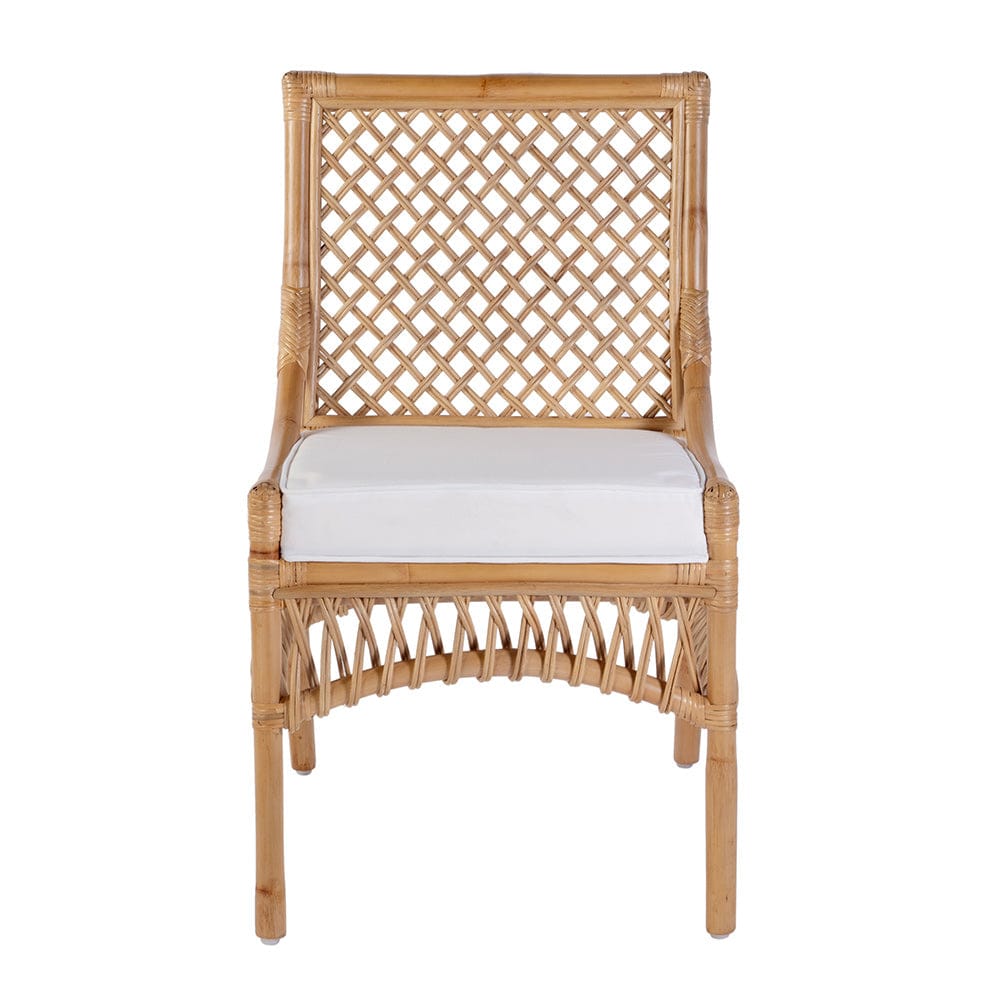 Butler Specialty Company - Antigua 19 in. Seat Height Rattan Side Dining Chair, Natural - 5951404 View 2