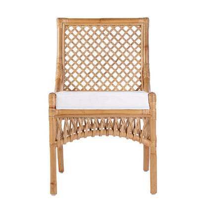 Butler Specialty Company - Antigua 19 in. Seat Height Rattan Side Dining Chair, Natural - 5951404 View 3