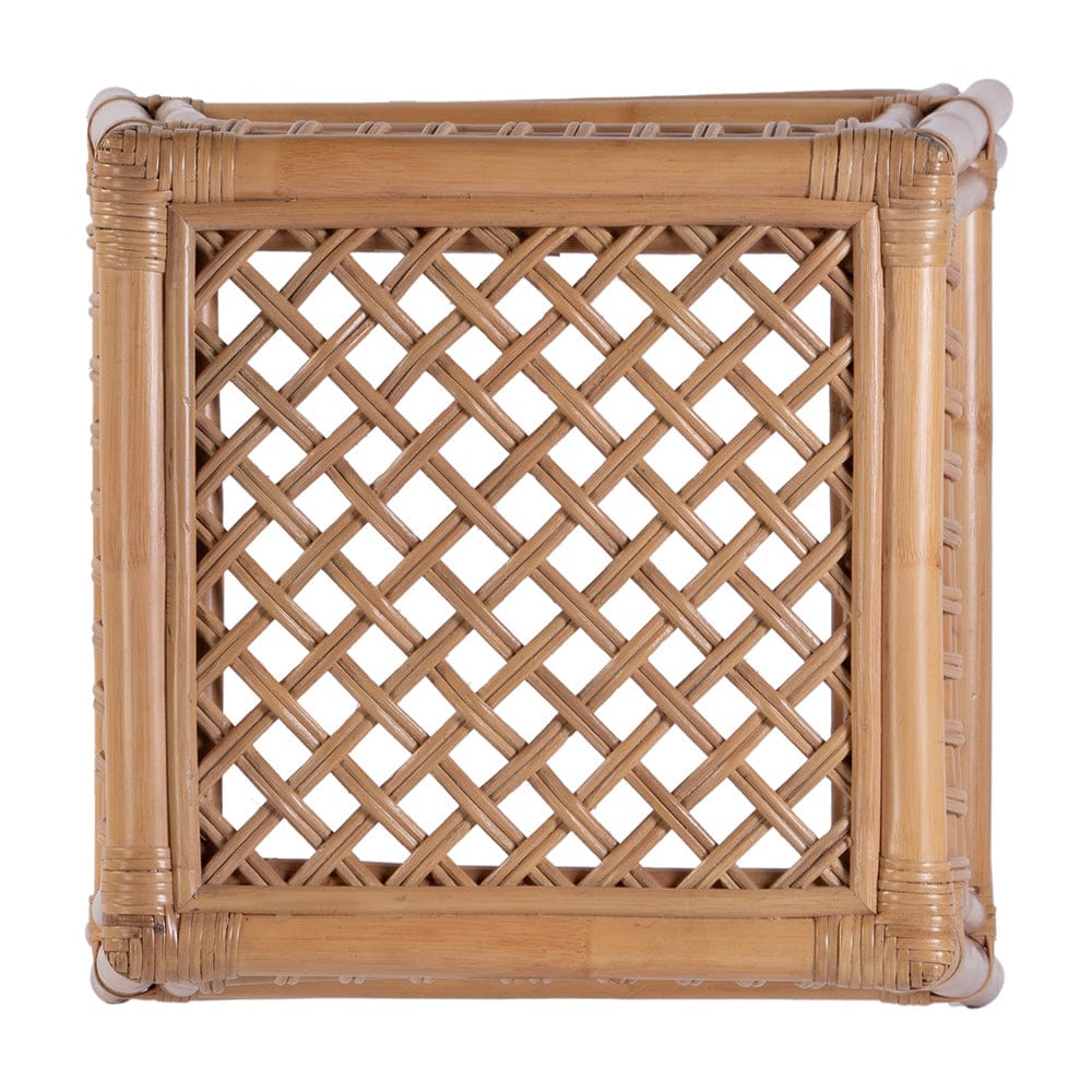 Butler Specialty Company - Antigua 30.25 in. Seat Height Square Rattan Bar Stool w Footrest, Natural - 5954404 View 4