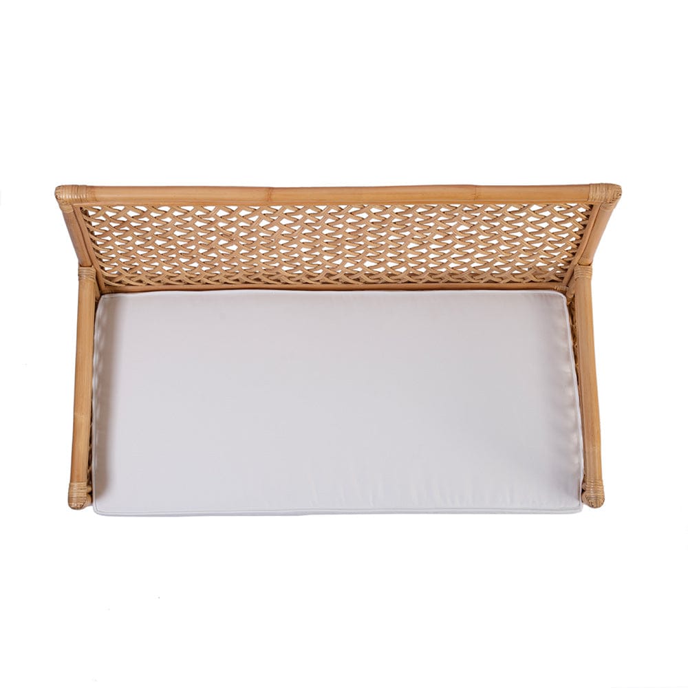 Butler Specialty Company - Antigua 42 in. W Rectangular Rattan Dining Bench w Back, Natural - 5957404 View 4
