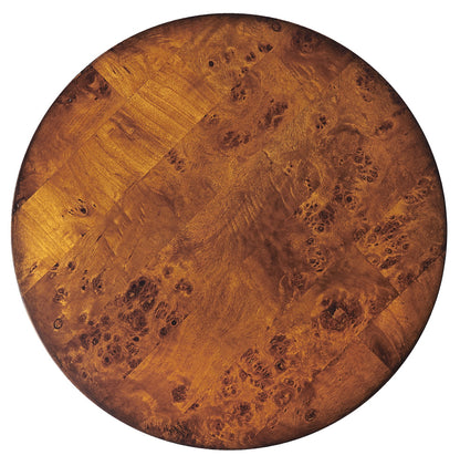 Butler Specialty Company - Aphra 16 in. W Round Wood Side Table, Medium Brown - 6021101