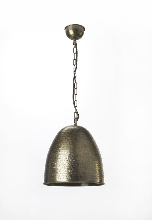 Butler Specialty Company - Hors D'oeuvres - Archie 1 Light Hammered Dome Pendant, Gold - 7164116_CLOSEOUT