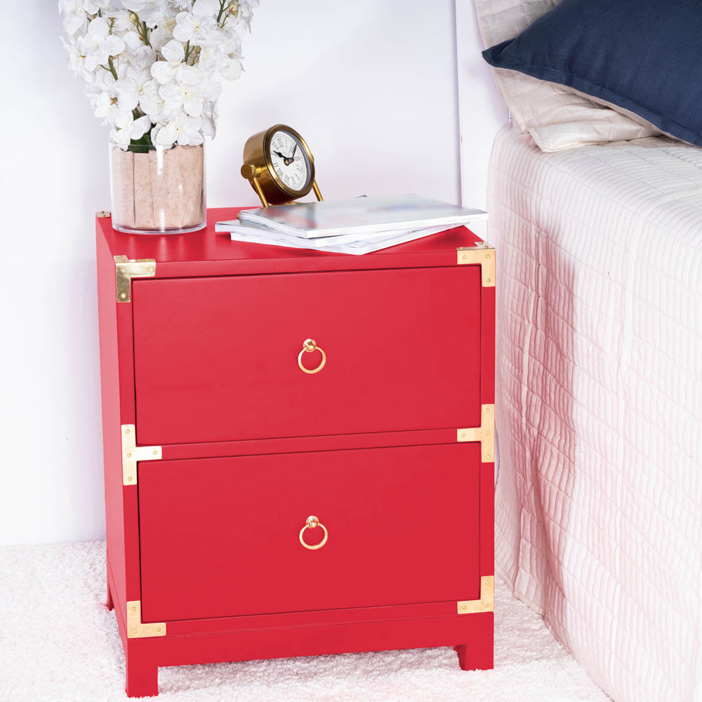 Butler Specialty Company - Ardennes Campaign End Table, Red - 3852293