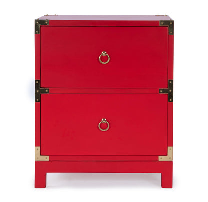 Butler Specialty Company - Ardennes Campaign End Table, Red - 3852293