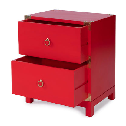 Butler Specialty Company - Ardennes Campaign End Table, Red - 3852293