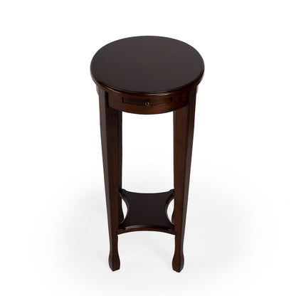 Butler Specialty Company - Arielle 12.5 in. W Oval Wood Side Table, Dark Brown - 1483108
