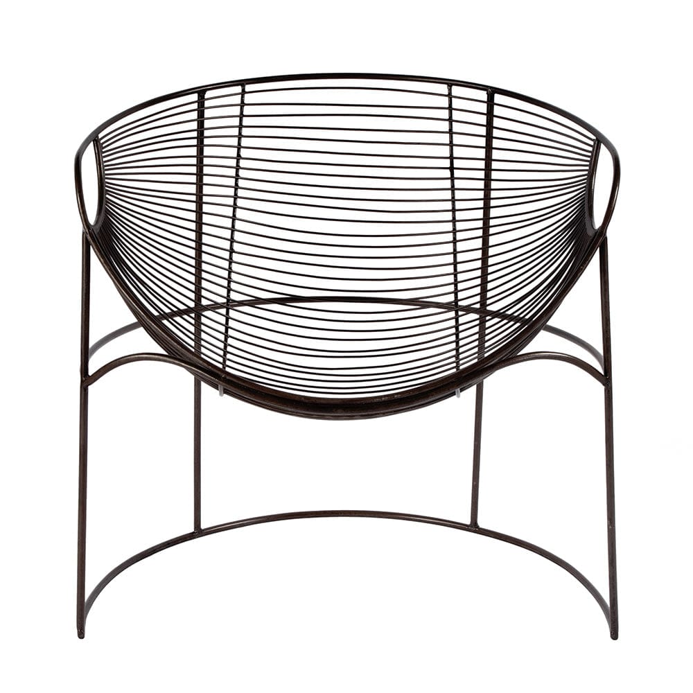 Butler Specialty Company - Artemis 30 in. W Oval Iron Basket Accent Chair, Black - 5824025 View 2