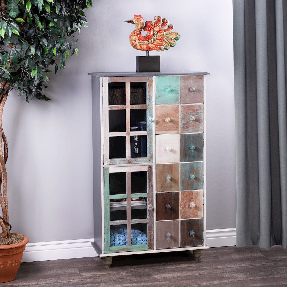 Butler Specialty Company - Artifacts - Boise 31.5 in. W Rectangular Painted Wood 2 Drawer 3 Door Accent Chest, Assorted - 1781290 view 6