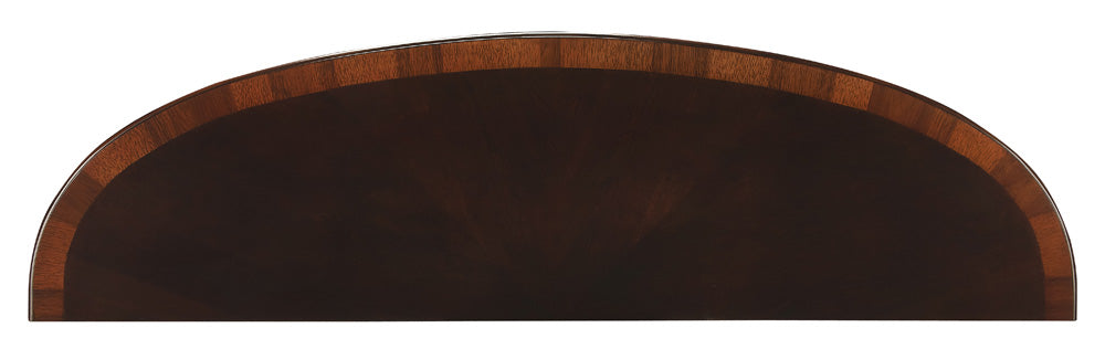 Butler Specialty Company - Astor 54 in. W Demilune Wood Console Table with Lower Shelf, Noveau Brown - 4146211