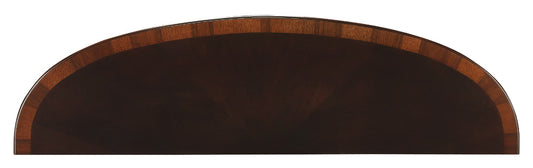 Butler Specialty Company - Astor 54 in. W Demilune Wood Console Table with Lower Shelf, Noveau Brown - 4146211