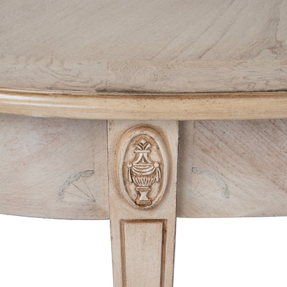 Butler Specialty Company - Astor 54 in. W Demilune Wood Console Table with Lower Shelf, Tan/Beige - 4146424