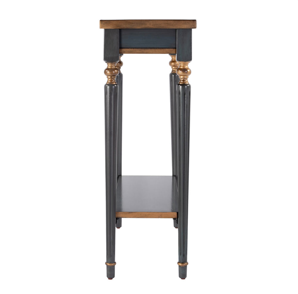 Butler Specialty Company Aubrey 29 in. W Rectangular Open Shelf Console Table  - Pastel Blue - 7036483 view 3