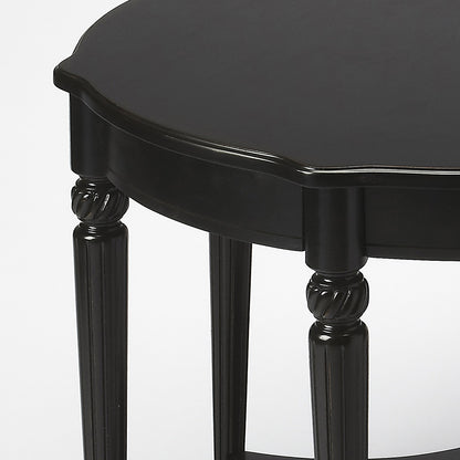 Butler Specialty Company - Bainbridge 28 in. W Round Wood Side Table, Black - 557111