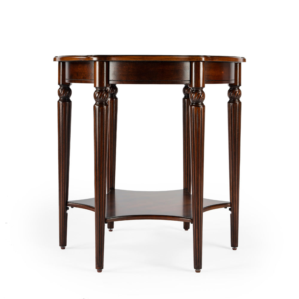 Butler Specialty Company - Bainbridge 28 in. W Round Wood Side Table, Dark Brown - 557024