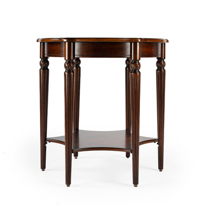Butler Specialty Company - Bainbridge 28 in. W Round Wood Side Table, Dark Brown - 557024