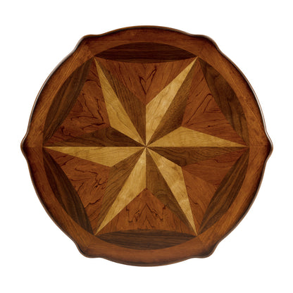 Butler Specialty Company - Bainbridge 28 in. W Round Wood Side Table, Medium Brown - 557101