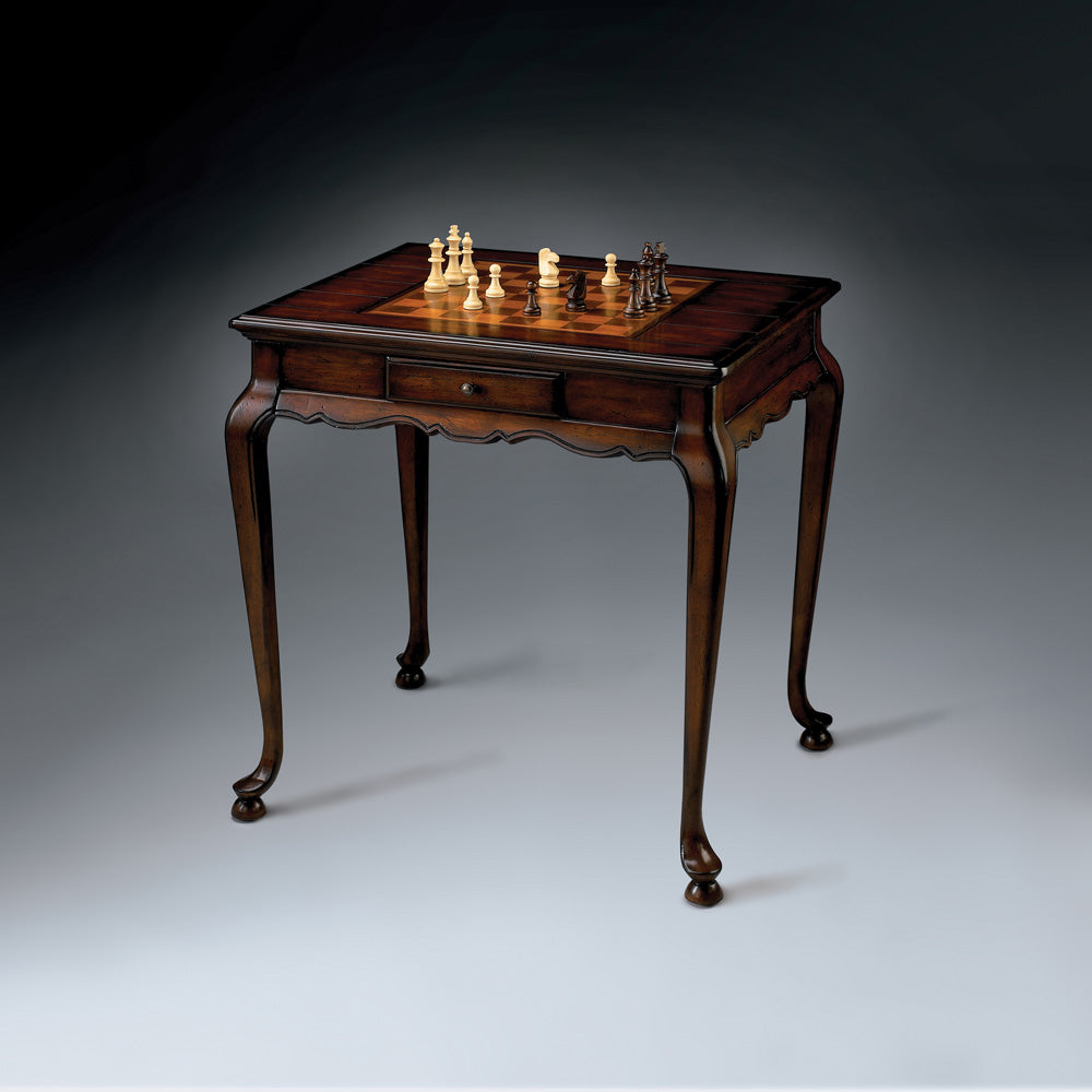 Butler Specialty Company - Bannockburn 29 in. W Rectangular Wood Game Table, Dark Brown - 1694024
