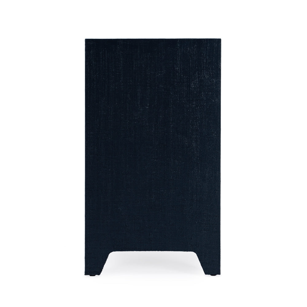 Butler Specialty Company - Bar Harbor - Bar Harbor 24 in. W Rectangular Raffia 1 Drawer Nightstand, Navy Blue - 5669410
