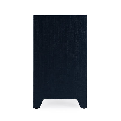 Butler Specialty Company - Bar Harbor - Bar Harbor 24 in. W Rectangular Raffia 1 Drawer Nightstand, Navy Blue - 5669410