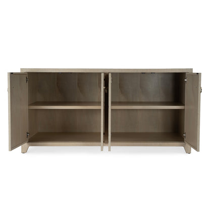 Butler Specialty Company - Bar Harbor - Bar Harbor 70 in. W Rectangular Raffia 4 Door Sideboard, Natural - 5668362