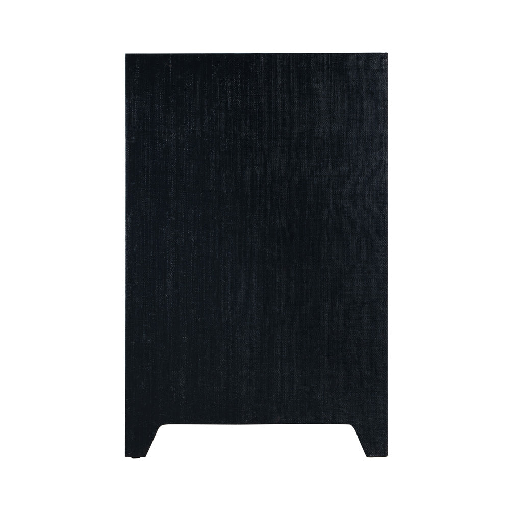 Butler Specialty Company - Bar Harbor - Bar Harbor 70 in. W Rectangular Raffia 4 Door Sideboard, Navy Blue - 5668410