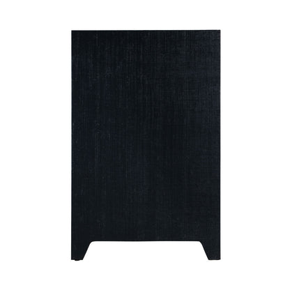 Butler Specialty Company - Bar Harbor - Bar Harbor 70 in. W Rectangular Raffia 4 Door Sideboard, Navy Blue - 5668410