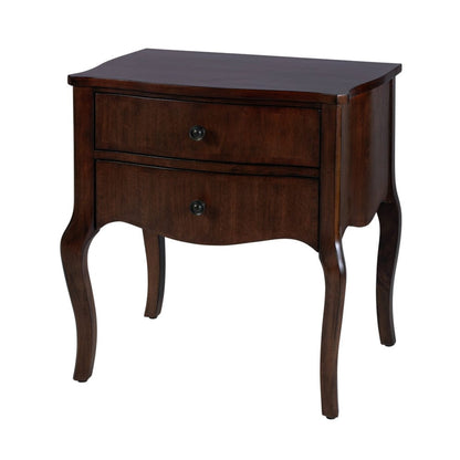 Butler Specialty Company - Beasley 25 in. W Rectangular Wood 2 Drawer Traditional Nightstand, Brown - 5998101 view 1