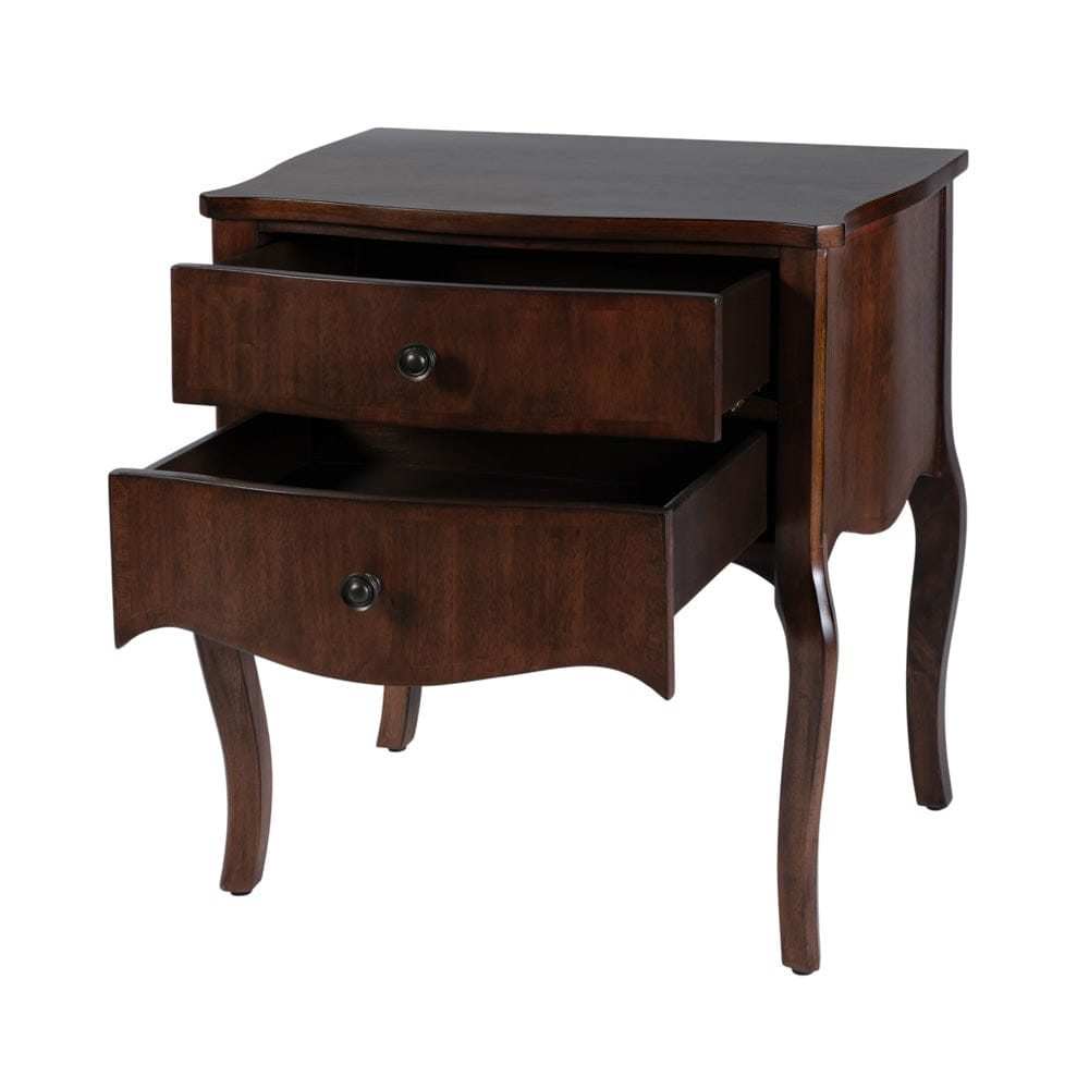 Butler Specialty Company - Beasley 25 in. W Rectangular Wood 2 Drawer Traditional Nightstand, Brown - 5998101 view 3