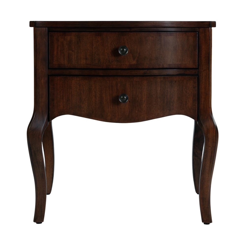 Butler Specialty Company - Beasley 25 in. W Rectangular Wood 2 Drawer Traditional Nightstand, Brown - 5998101 view 4