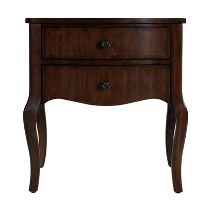 Butler Specialty Company - Beasley 25 in. W Rectangular Wood 2 Drawer Traditional Nightstand, Brown - 5998101 view 4