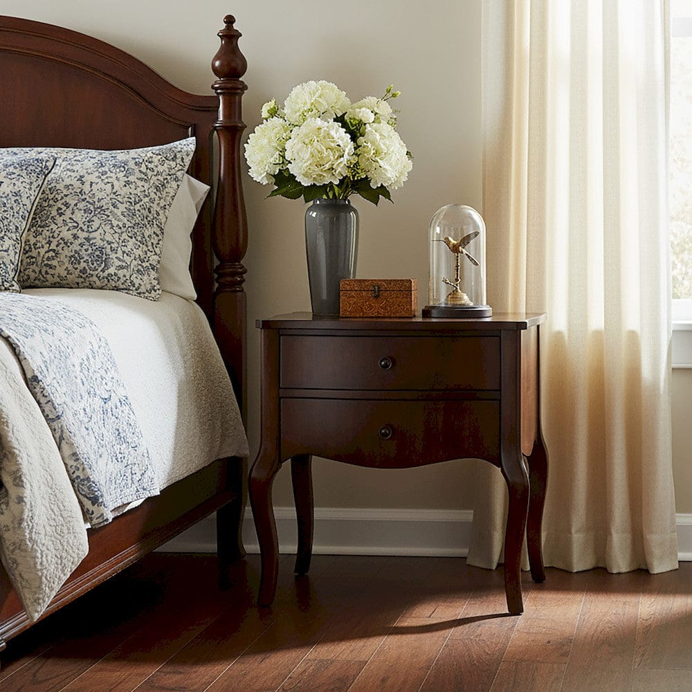 Butler Specialty Company - Beasley 25 in. W Rectangular Wood 2 Drawer Traditional Nightstand, Brown - 5998101 view 5