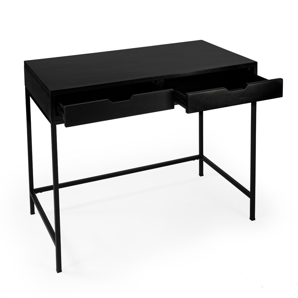 Butler Specialty Company - Belka Desk with Drawers, Black - 5466295