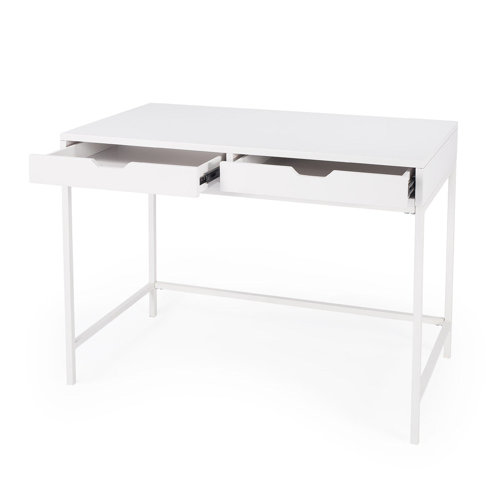 Butler Specialty Company - Belka Desk with Drawers, White - 5466304