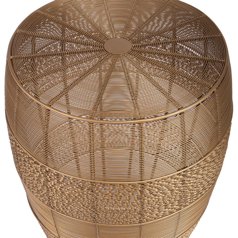 Butler Specialty Company - Bellarose Metal Side Table, Gold - 5512402