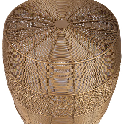Butler Specialty Company - Bellarose Metal Side Table, Gold - 5512402