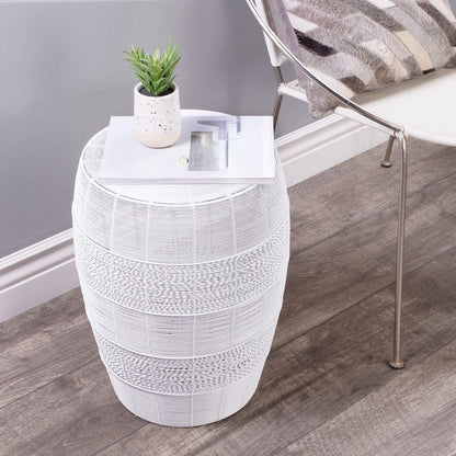 Butler Specialty Company - Bellarose Metal Side Table, White - 5512288_CLOSEOUT view 6