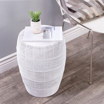 Butler Specialty Company - Bellarose Metal Side Table, White - 5512288_CLOSEOUT