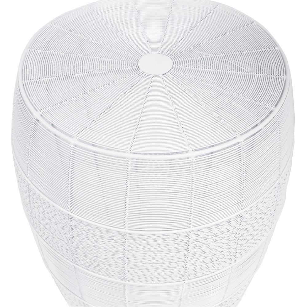 Butler Specialty Company - Bellarose Metal Side Table, White - 5512288_CLOSEOUT