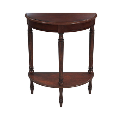Butler Specialty Company - Bellini 24 in. W Demilune Wood Console Table, Dark Brown - 889024
