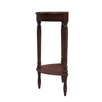 Butler Specialty Company - Bellini 24 in. W Demilune Wood Console Table, Dark Brown - 889024