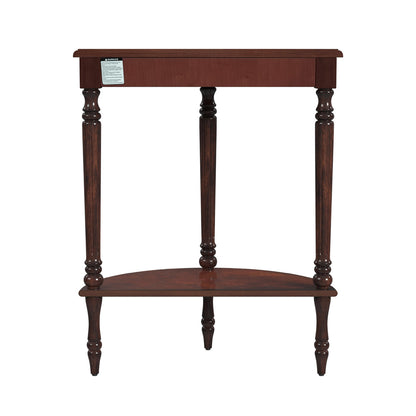 Butler Specialty Company - Bellini 24 in. W Demilune Wood Console Table, Dark Brown - 889024