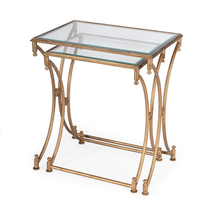 Butler Specialty Company - Beverly Antique Nesting Tables, Gold - 4012226