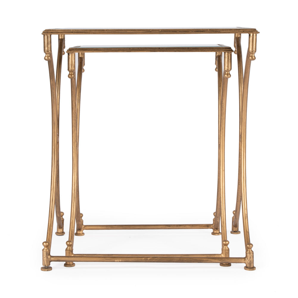 Butler Specialty Company - Beverly Antique Nesting Tables, Gold - 4012226