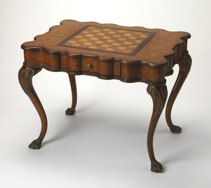 Butler Specialty Company - Heritage - Bianchi 39 in. W Traditional Rectangular Wood Game Table, Medium Brown - 464070