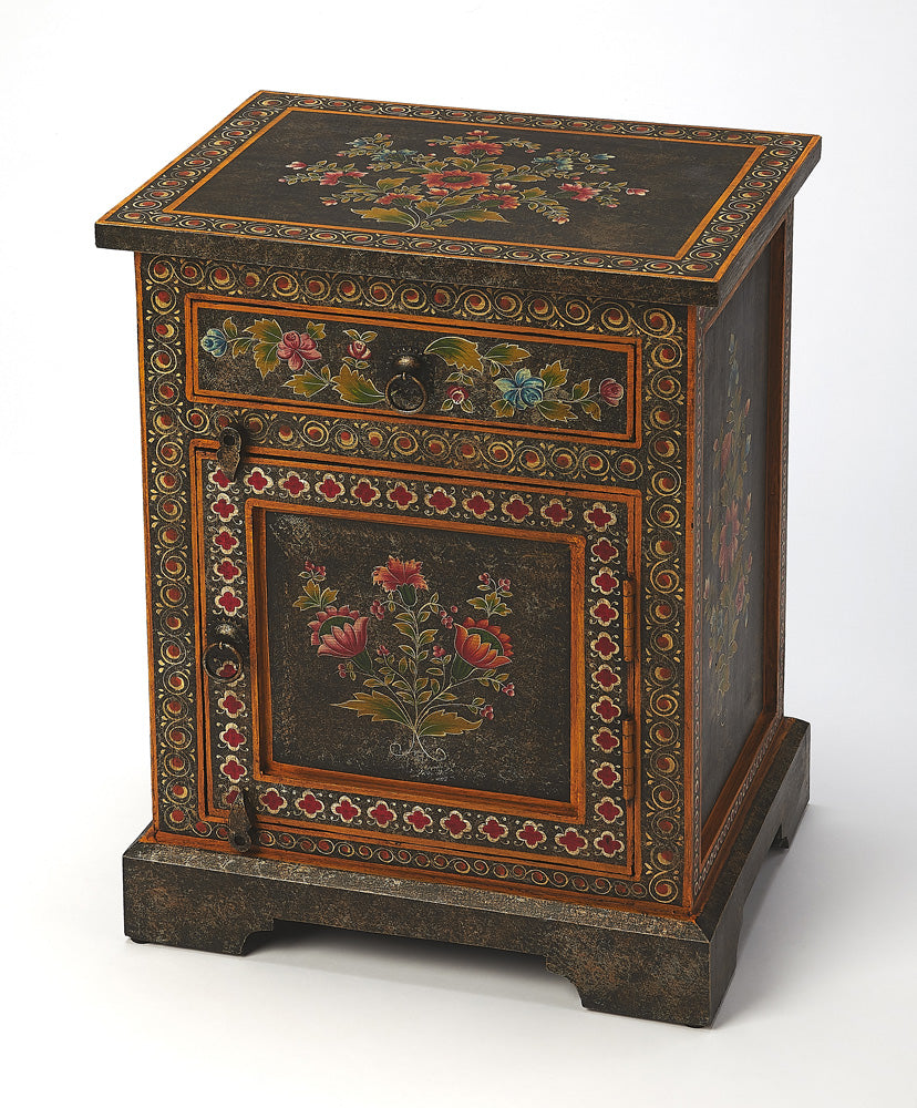 Butler Specialty Company - Artifacts - Bihar Hand Painted Chest, Multi-Color - 5365290