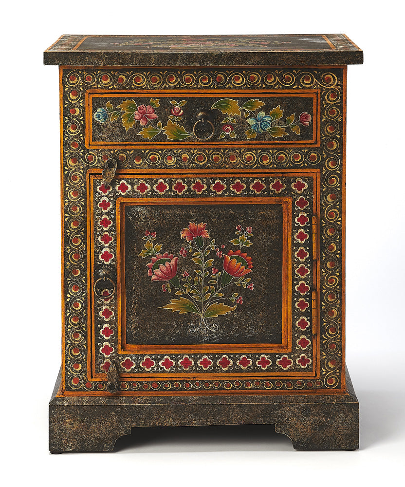 Butler Specialty Company - Artifacts - Bihar Hand Painted Chest, Multi-Color - 5365290