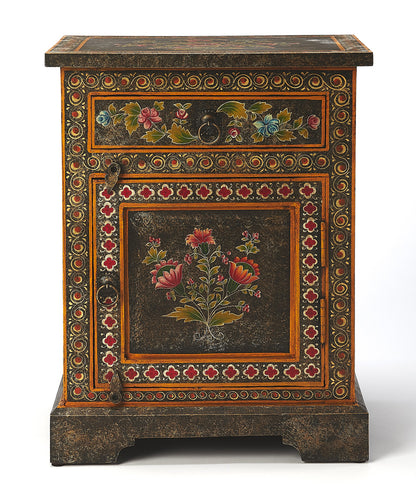 Butler Specialty Company - Artifacts - Bihar Hand Painted Chest, Multi-Color - 5365290