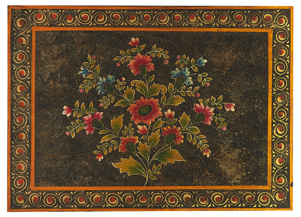 Butler Specialty Company - Artifacts - Bihar Hand Painted Chest, Multi-Color - 5365290
