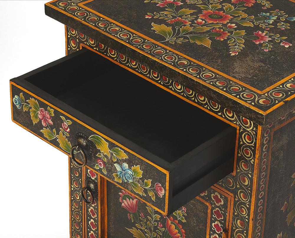 Butler Specialty Company - Artifacts - Bihar Hand Painted Chest, Multi-Color - 5365290