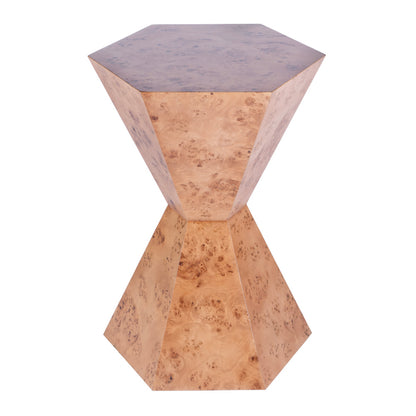 Butler Specialty Company - Billie 20 in W. Hexagon Burl Side Table, Brown - 5788442_CLOSEOUT